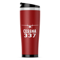 Thumbnail for Cessna 337 & Plane Designed Travel Mugs