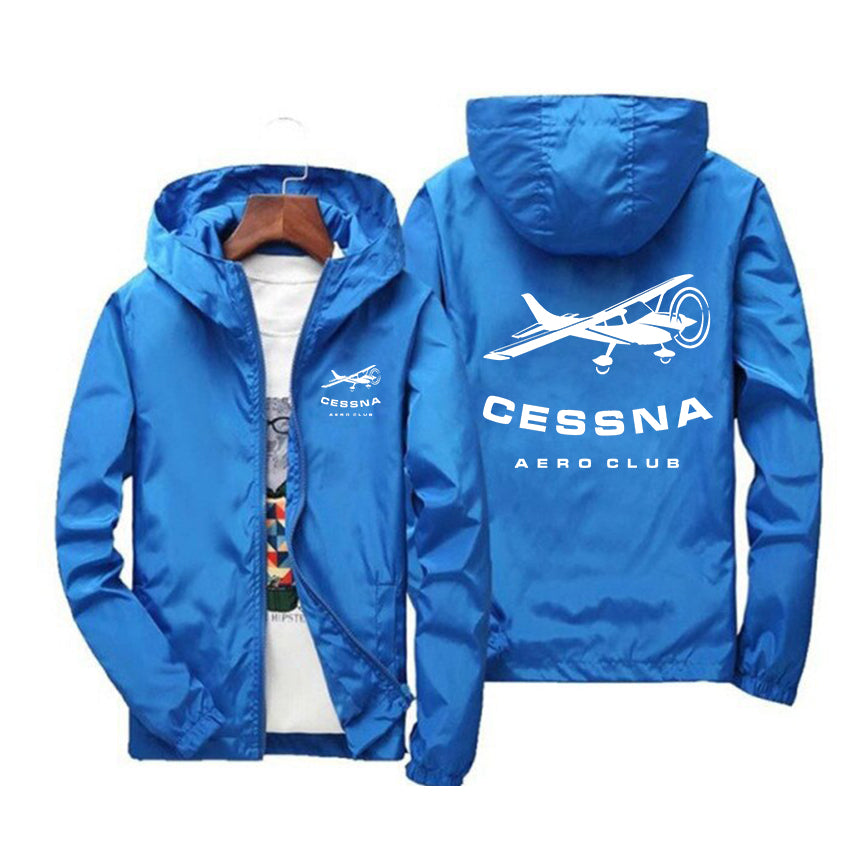 Cessna Aeroclub Designed Windbreaker Jackets