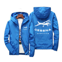 Thumbnail for Cessna Aeroclub Designed Windbreaker Jackets