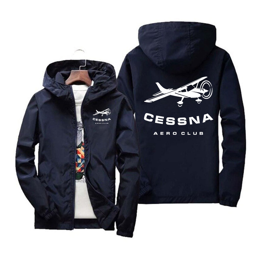 Cessna Aeroclub Designed Windbreaker Jackets