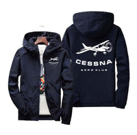 Thumbnail for Cessna Aeroclub Designed Windbreaker Jackets