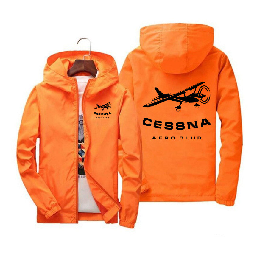 Cessna Aeroclub Designed Windbreaker Jackets