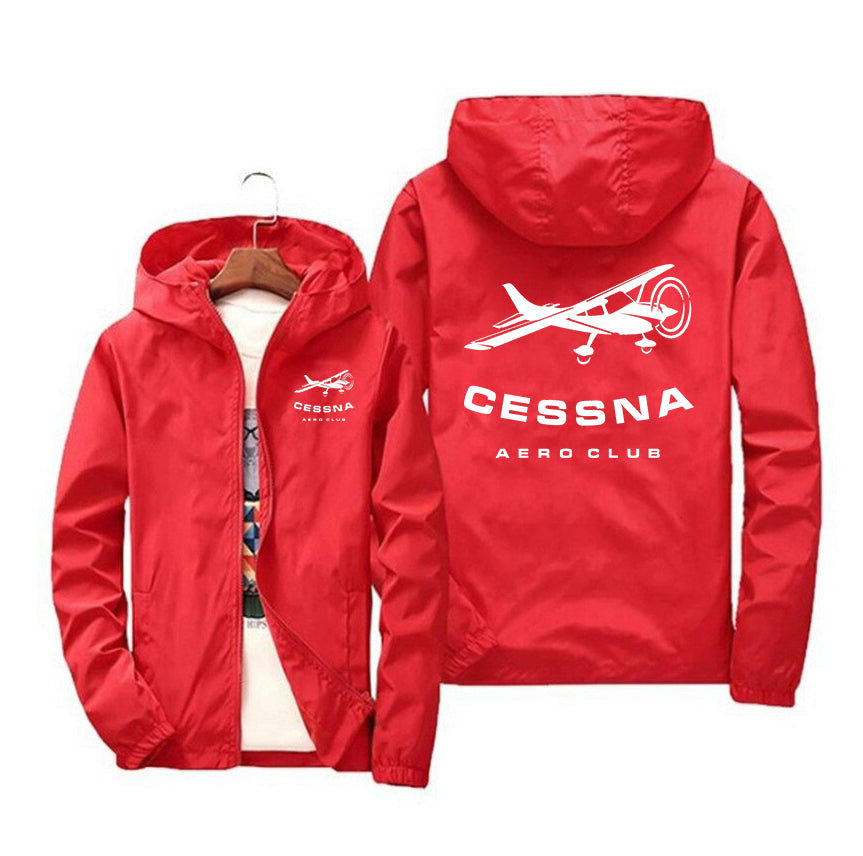 Cessna Aeroclub Designed Windbreaker Jackets