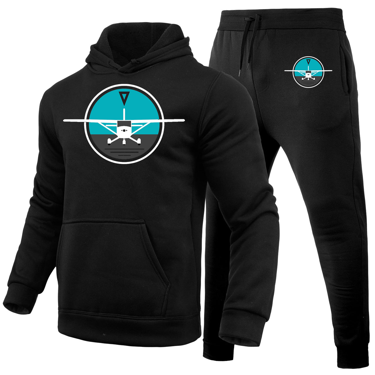 Cessna & Gyro Designed Hoodies & Sweatpants Set