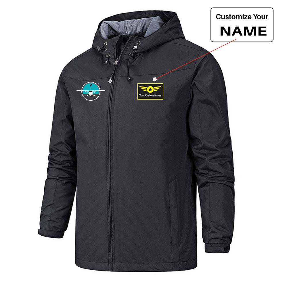 Cessna & Gyro Designed Rain Jackets & Windbreakers