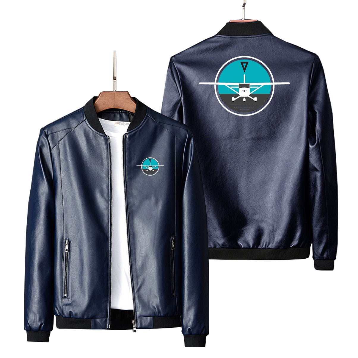 Cessna & Gyro Designed PU Leather Jackets