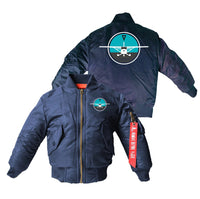 Thumbnail for Cessna & Gyro Designed Children Bomber Jackets