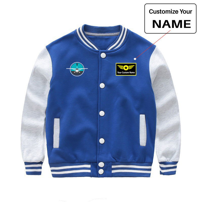 Cessna & Gyro Designed "CHILDREN" Baseball Jackets