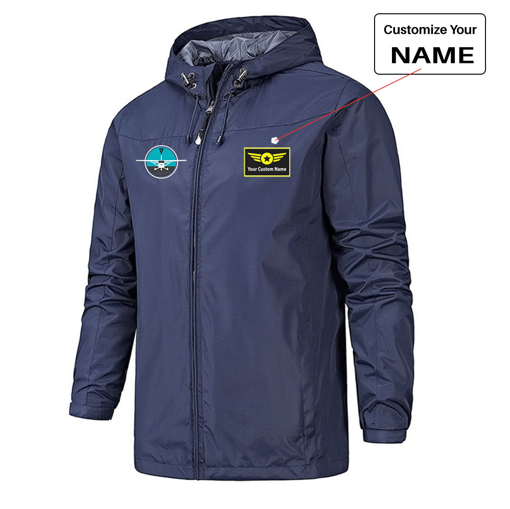 Cessna & Gyro Designed Rain Jackets & Windbreakers