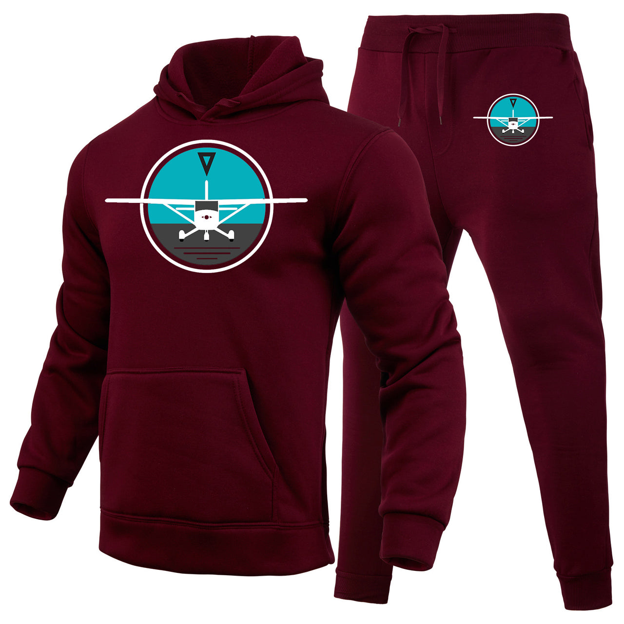 Cessna & Gyro Designed Hoodies & Sweatpants Set