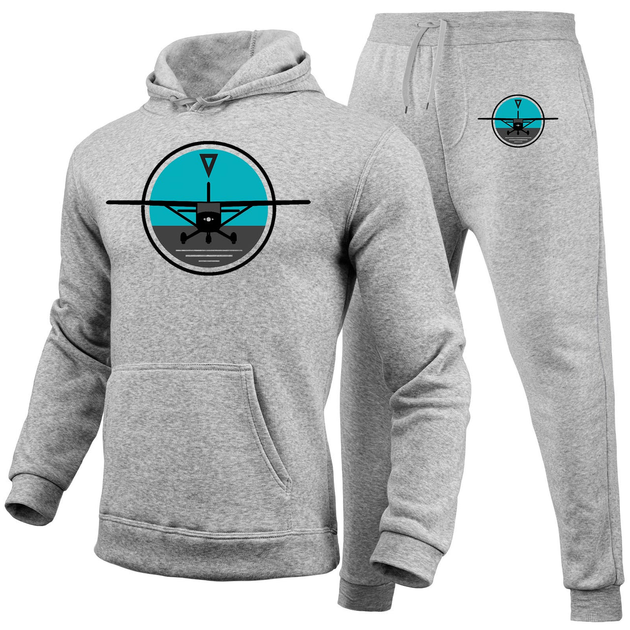 Cessna & Gyro Designed Hoodies & Sweatpants Set