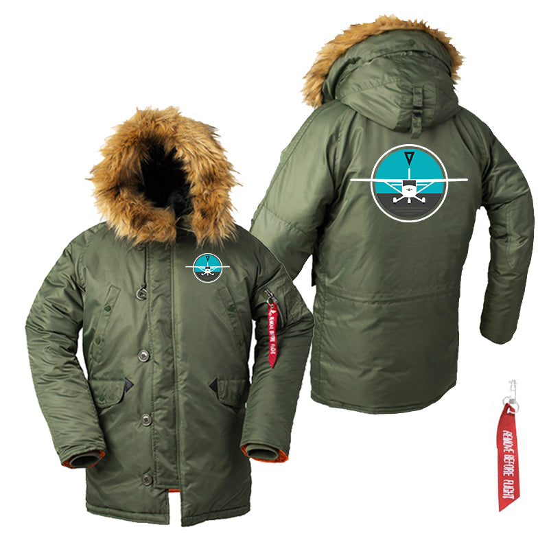 Cessna & Gyro Designed Parka Bomber Jackets