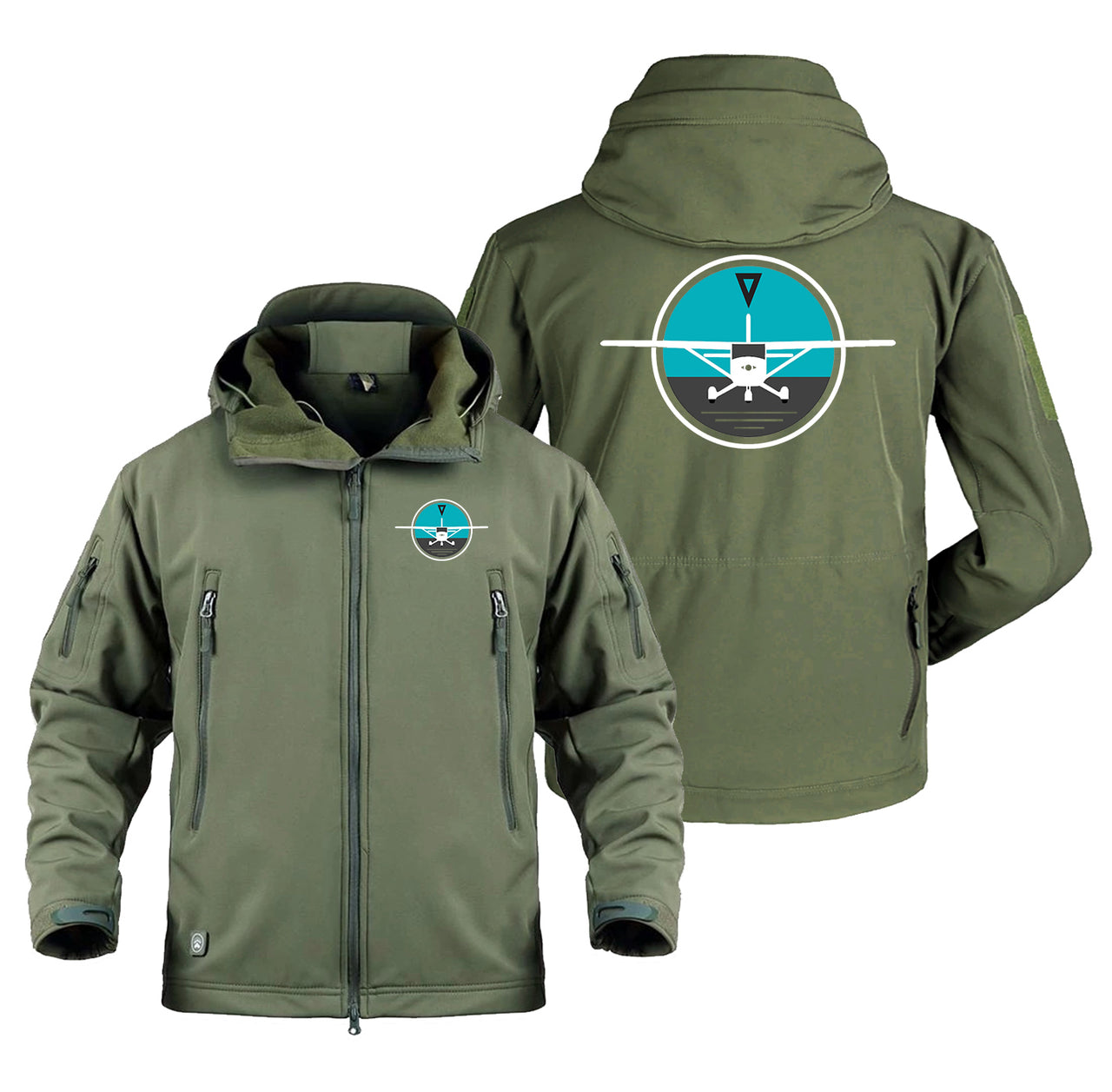 Cessna & Gyro Designed Military Jackets (Customizable)