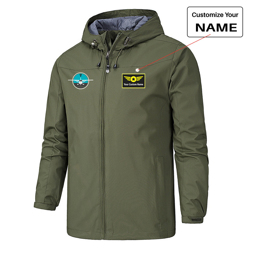 Cessna & Gyro Designed Rain Jackets & Windbreakers