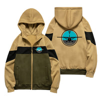 Thumbnail for Cessna & Gyro Designed Colourful Zipped Hoodies