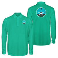 Thumbnail for Cessna & Gyro Designed Long Sleeve Polo T-Shirts (Double-Side)