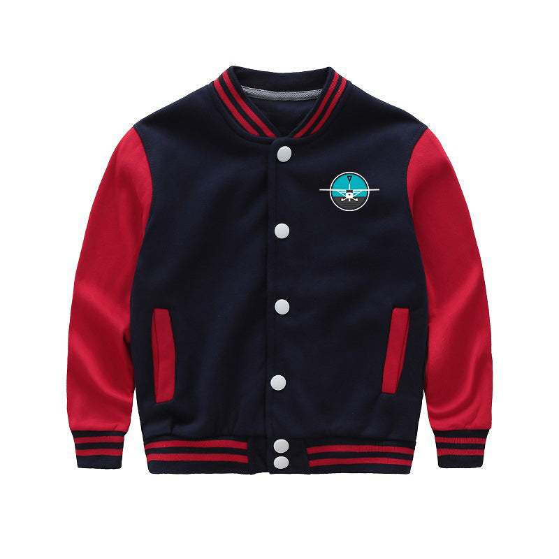 Cessna & Gyro Designed "CHILDREN" Baseball Jackets