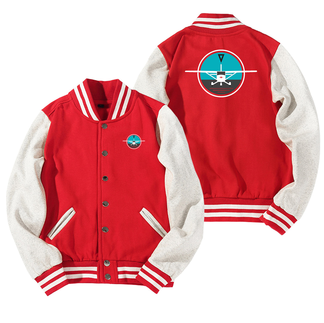 Cessna & Gyro Designed Baseball Style Jackets