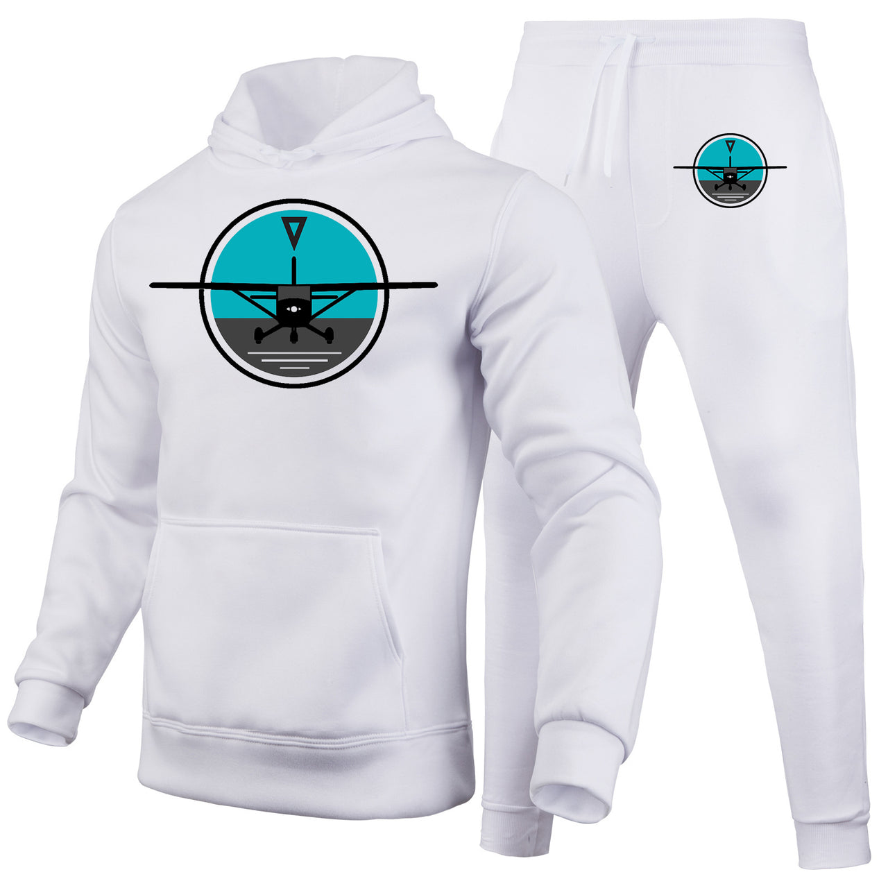 Cessna & Gyro Designed Hoodies & Sweatpants Set