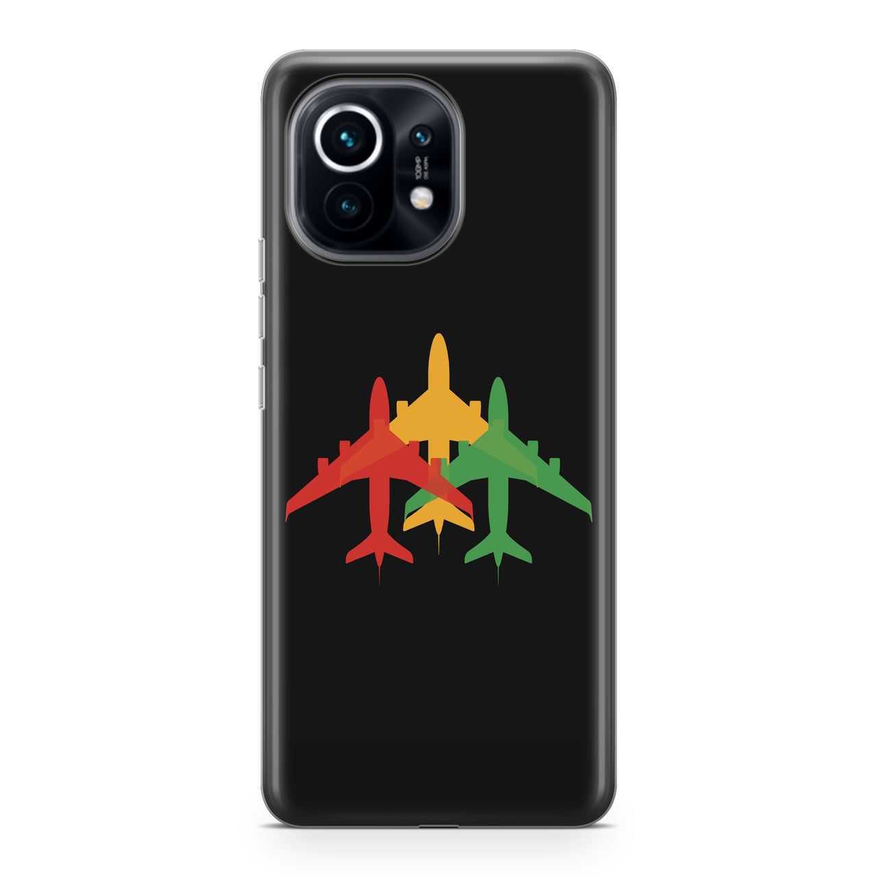 Colourful 3 Airplanes Designed Xiaomi Cases