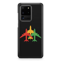 Thumbnail for Colourful 3 Airplanes Samsung S & Note Cases