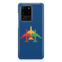 Thumbnail for Colourful 3 Airplanes Samsung A Cases