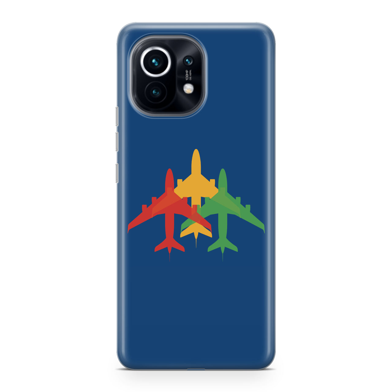 Colourful 3 Airplanes Designed Xiaomi Cases