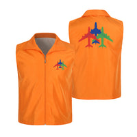 Thumbnail for Colourful 3 Airplanes Designed Thin Style Vests