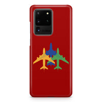 Thumbnail for Colourful 3 Airplanes Samsung S & Note Cases