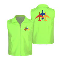 Thumbnail for Colourful 3 Airplanes Designed Thin Style Vests