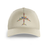 Thumbnail for Colourful Airplane Printed Hats