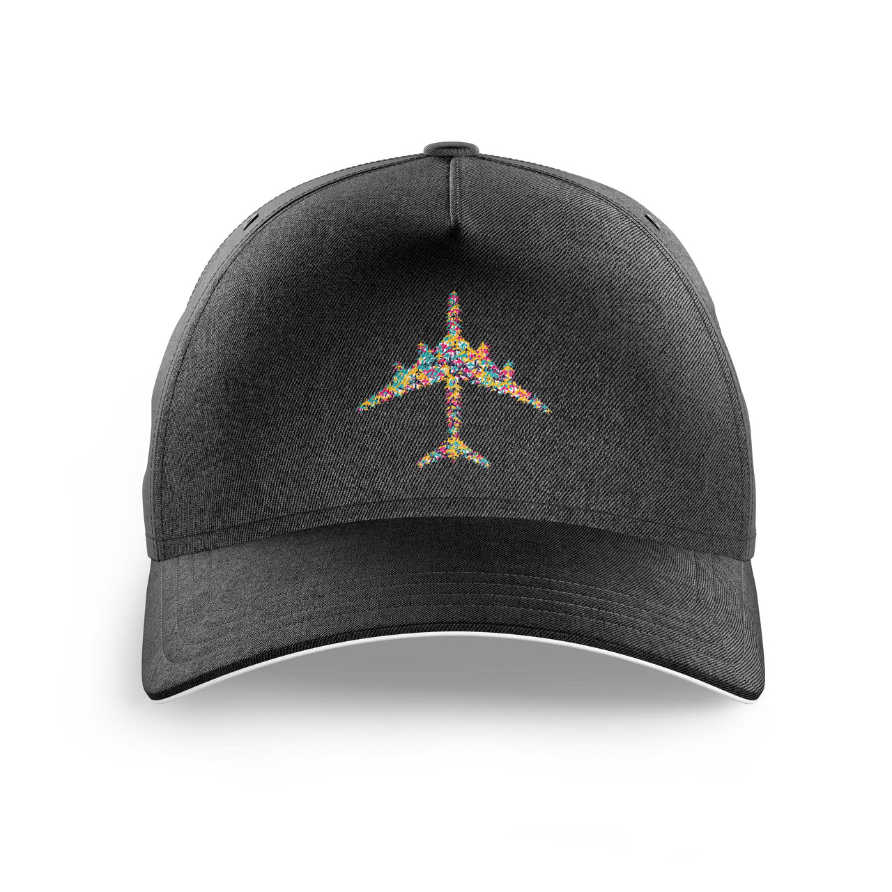 Colourful Airplane Printed Hats