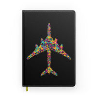 Thumbnail for Colourful Airplane Designed Notebooks