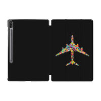 Thumbnail for Colourful Airplane Designed Samsung Tablet Cases