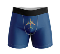 Thumbnail for Colourful Airplane Designed Men Boxers