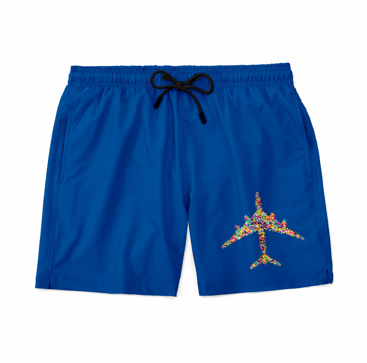 Colourful Airplane Designed Swim Trunks & Shorts