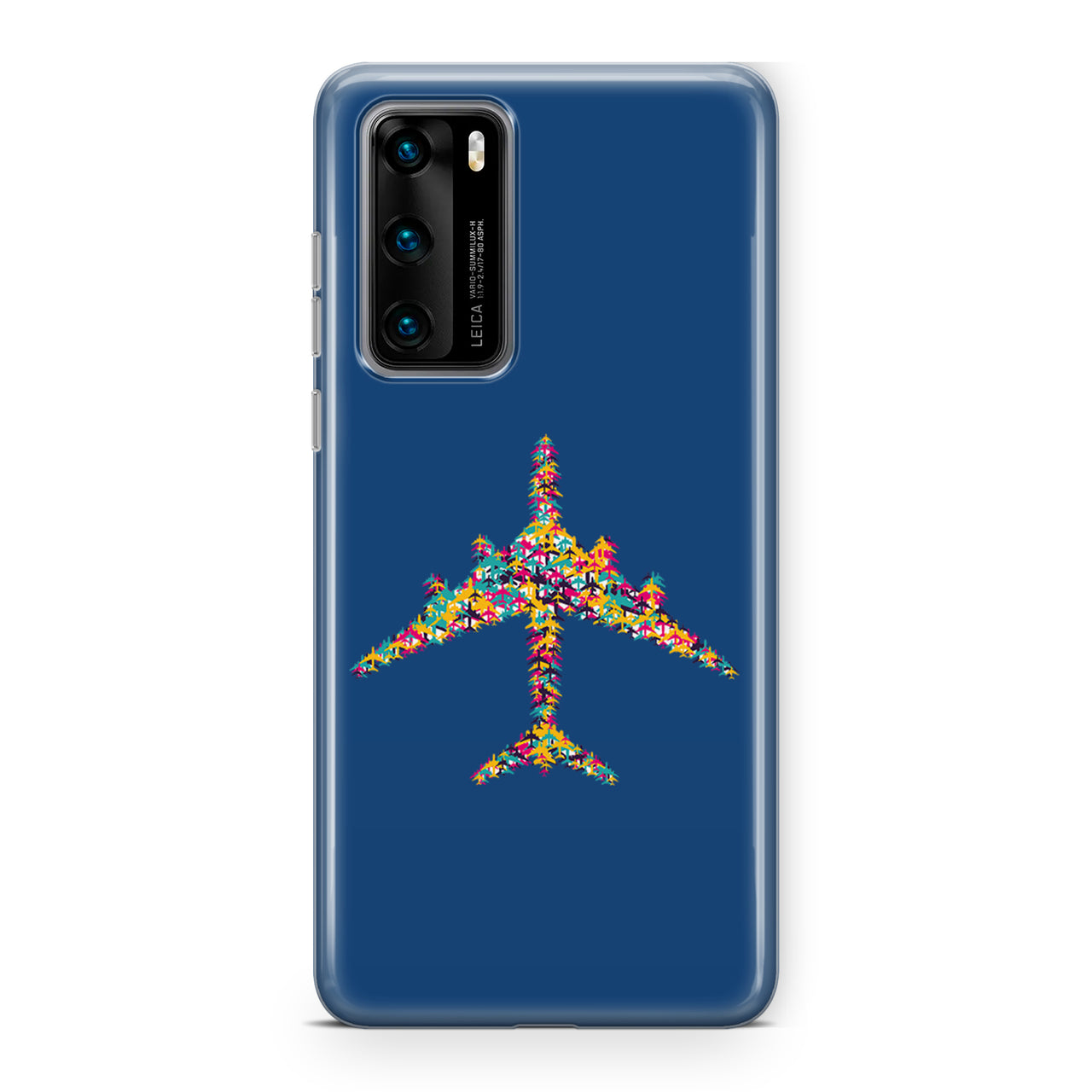 Colourful Airplane Designed Huawei Cases