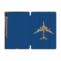 Thumbnail for Colourful Airplane Designed Samsung Tablet Cases