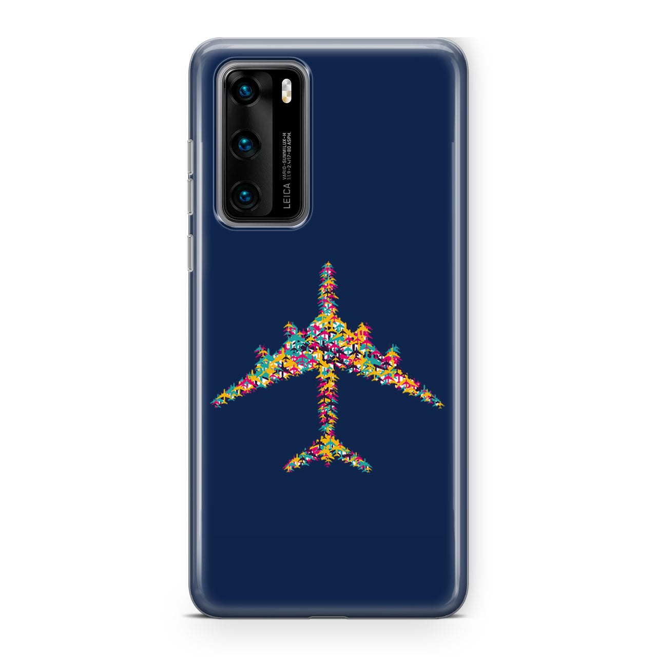 Colourful Airplane Designed Huawei Cases