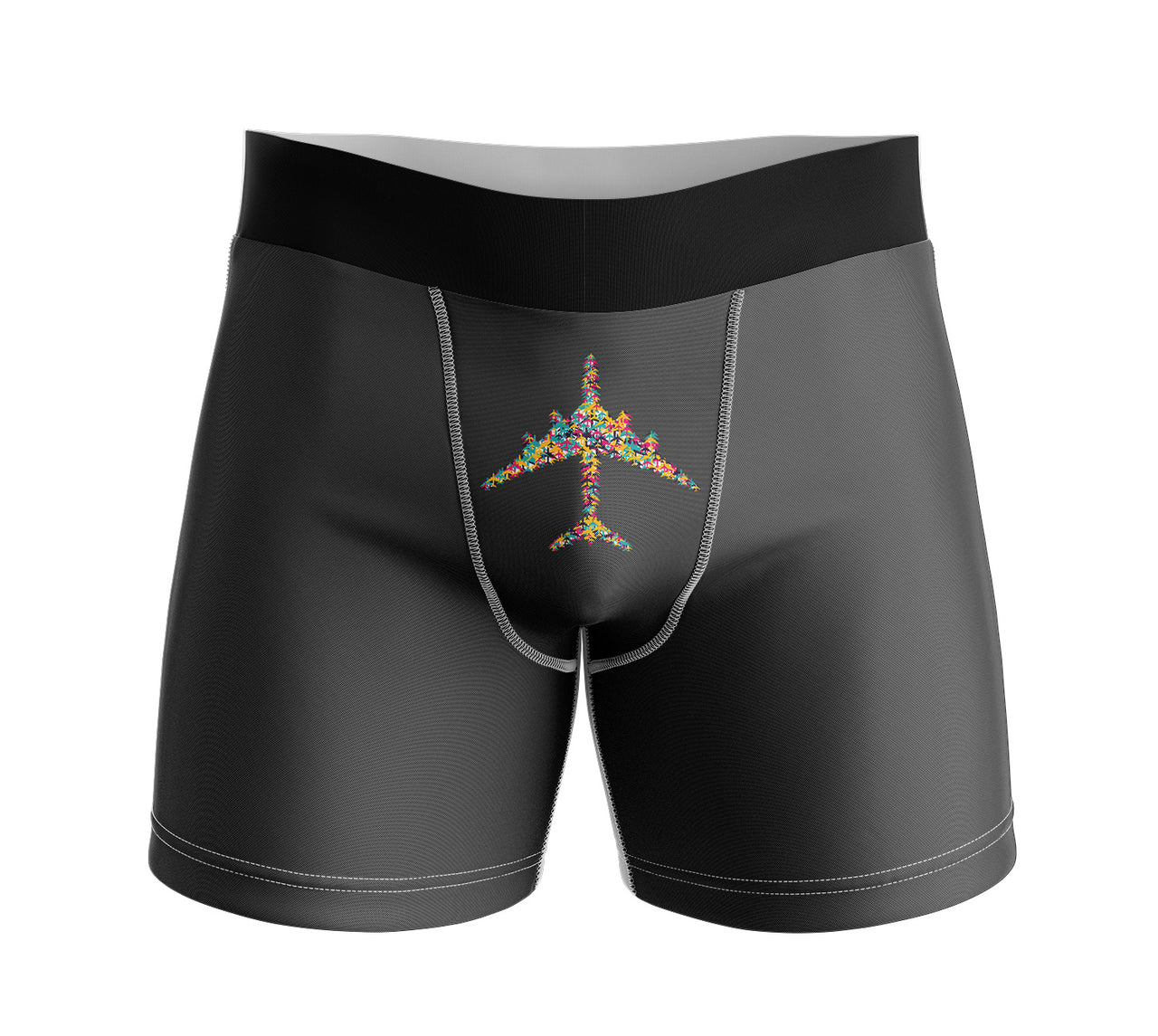 Colourful Airplane Designed Men Boxers