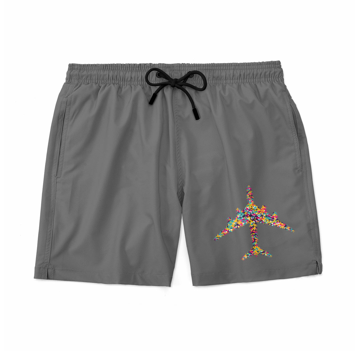 Colourful Airplane Designed Swim Trunks & Shorts