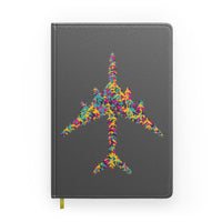 Thumbnail for Colourful Airplane Designed Notebooks