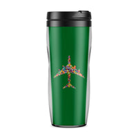 Thumbnail for Colourful Airplane Designed Travel Mugs