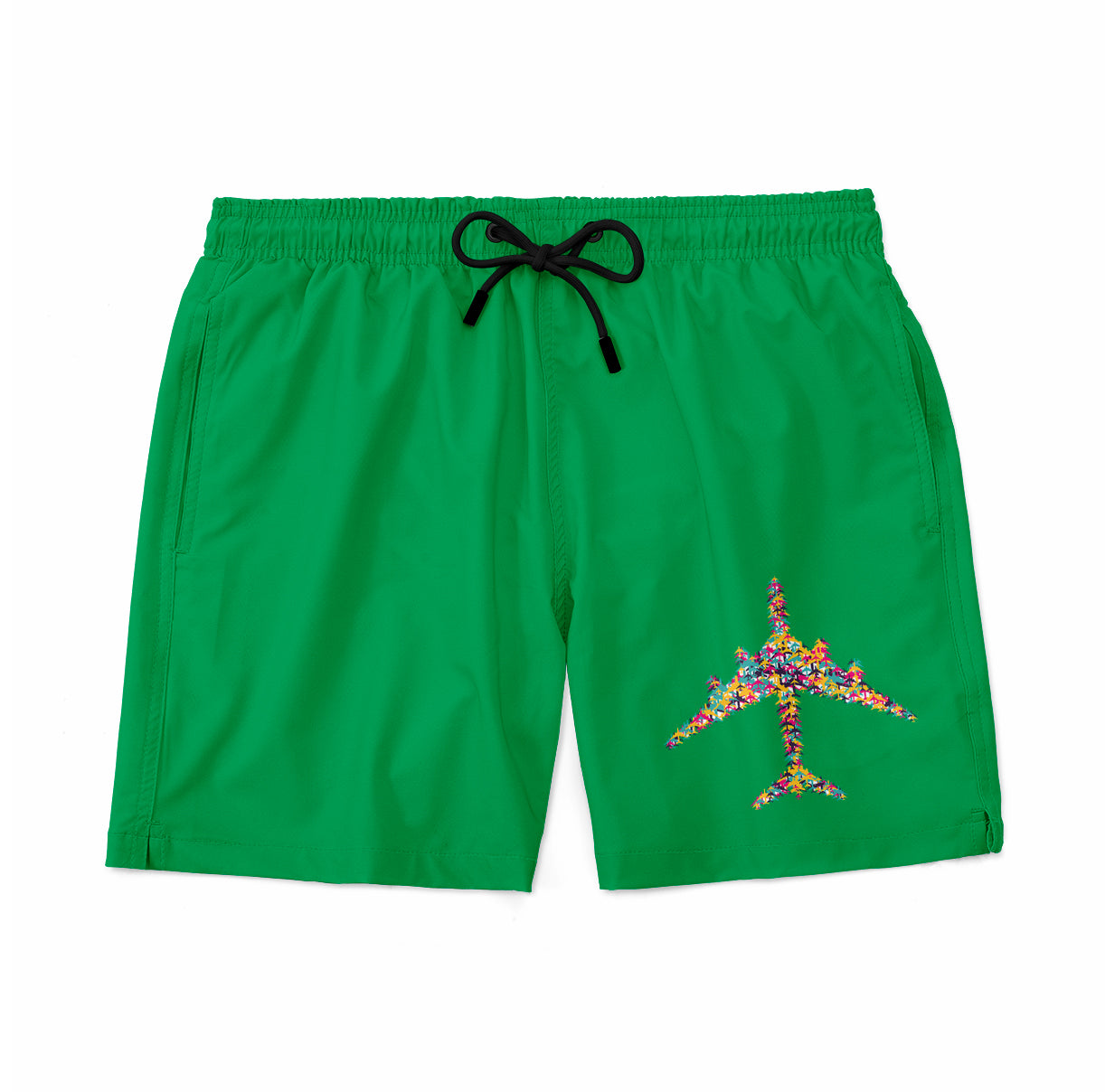 Colourful Airplane Designed Swim Trunks & Shorts