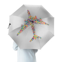 Thumbnail for Colourful Airplane Designed Umbrella