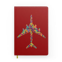 Thumbnail for Colourful Airplane Designed Notebooks