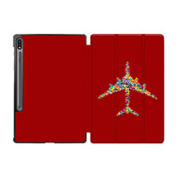 Thumbnail for Colourful Airplane Designed Samsung Tablet Cases