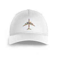 Thumbnail for Colourful Airplane Printed Hats