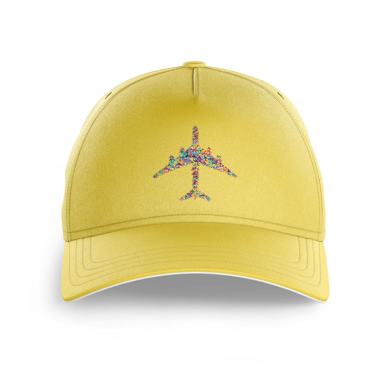 Colourful Airplane Printed Hats