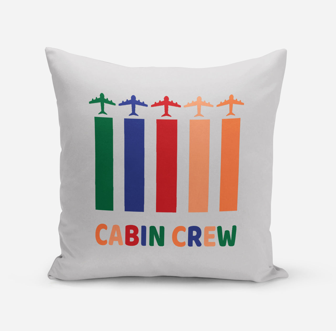 Colourful Cabin Crew Designed Pillows